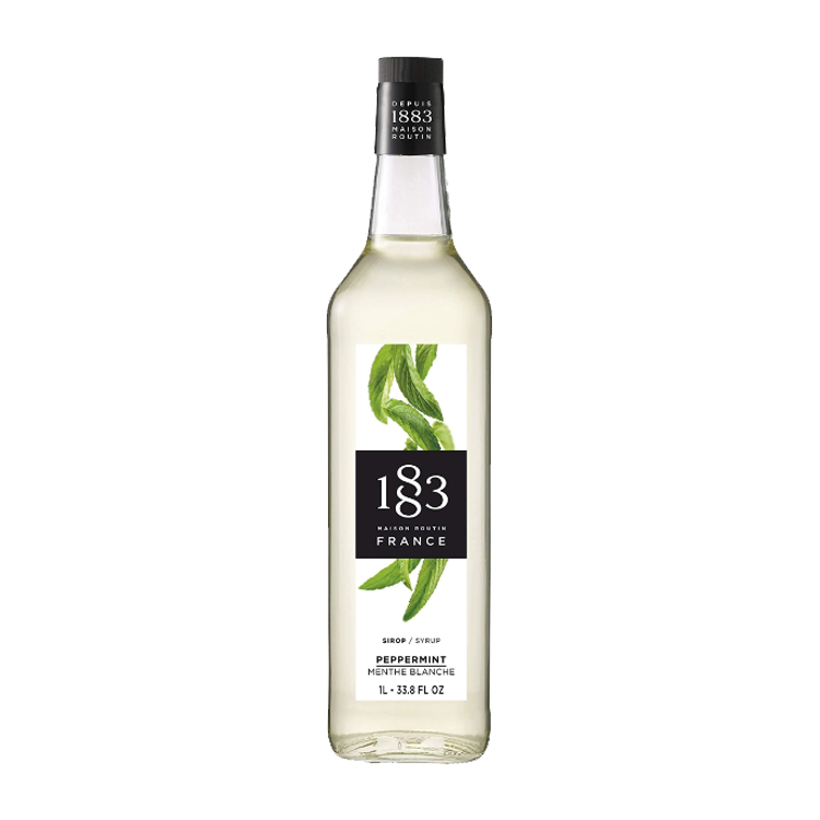 Routin 1883 Peppermint Syrup 1 Ltr Glass Bottle