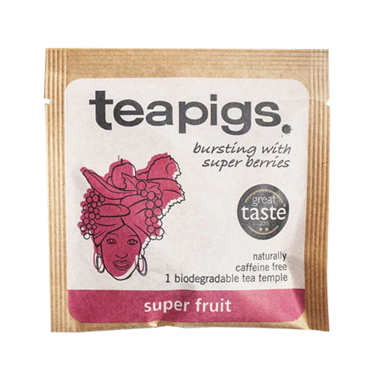 Teapigs Super Fruit Individually Wrapped Envelopes (50)