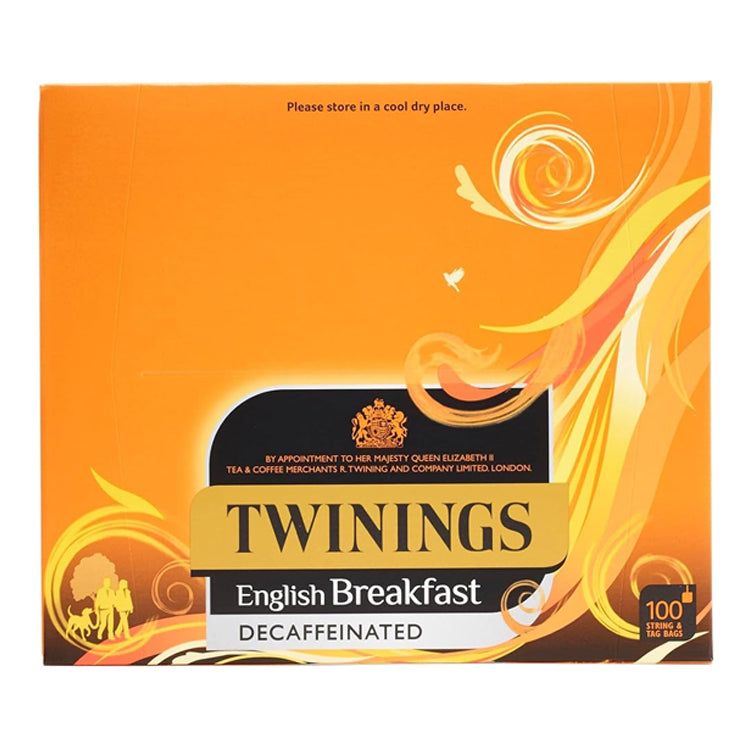 Twinings English Breakfast Decaff Tagged Teabags x100