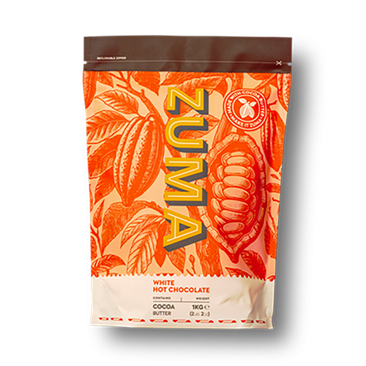 Zuma White Hot Chocolate 1kg Bag