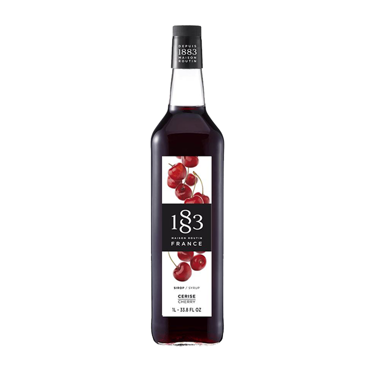 Routin 1883 Cherry Syrup 1 Ltr Glass Bottle