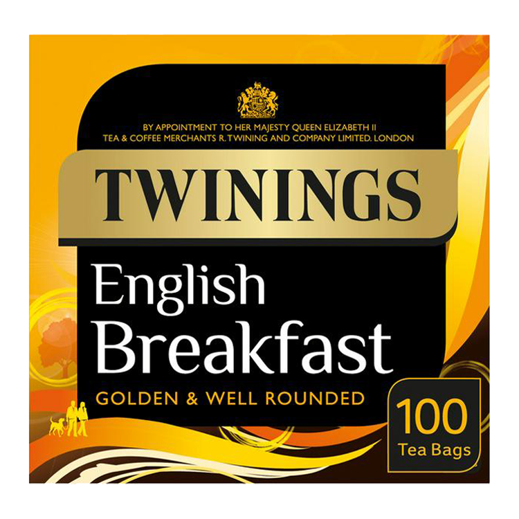 Twinings English Breakfast Tagged Teabags x100