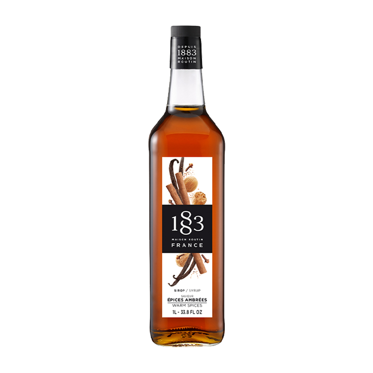 Routin 1883 Warm Spices Syrup 1 Ltr Glass Bottle