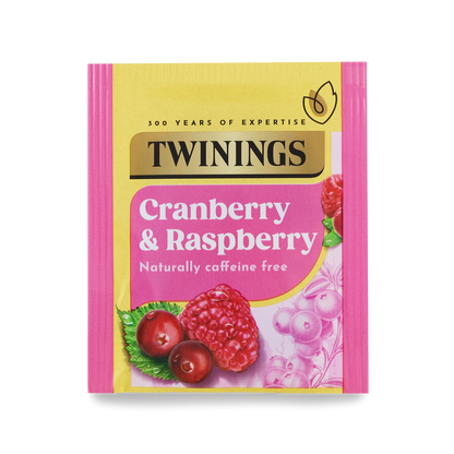 Twinings Cranberry & Raspberry Tagged & Enveloped Teabags x20