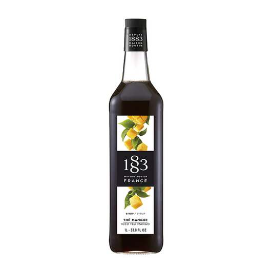 Routin 1883  Iced Tea Mango Syrup 1 Ltr Glass Bottle