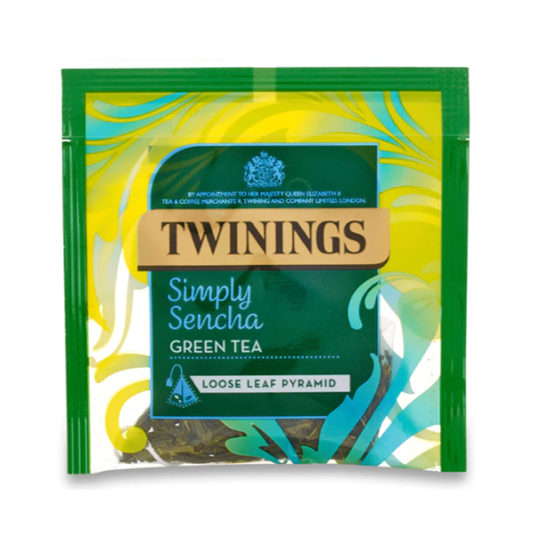Twinings Simply Sencha Pyramid Bag Enveloped x15