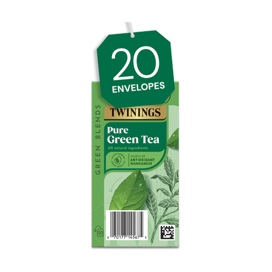 Twinings Pure Green Tagged & Enveloped Teabags x20