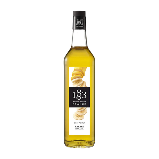Routin 1883 Banana Syrup 1 Ltr Glass Bottle