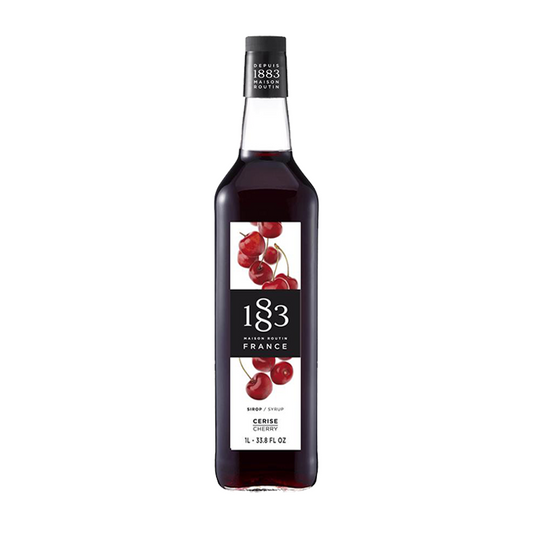 Routin 1883 Cherry Syrup 1 Ltr Glass Bottle