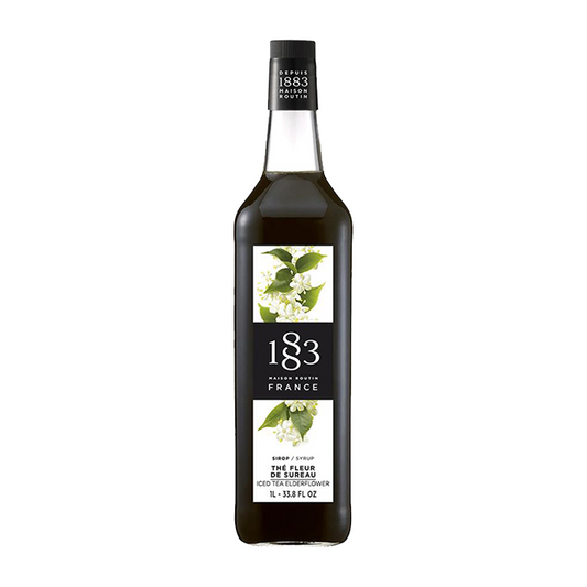 Routin 1883 Iced Tea Elderflower Syrup 1 Ltr Glass Bottle