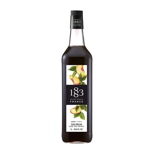Routin 1883 Iced Tea Peach  Syrup 1 Ltr Glass Bottle